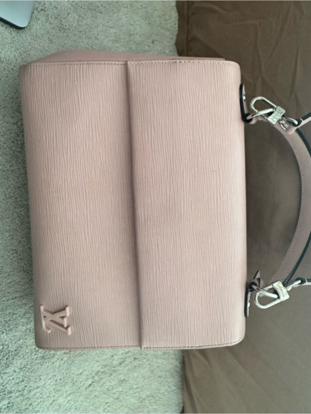 Louis Vuitton Blush Pink Epi Leather Top-Handle Bag